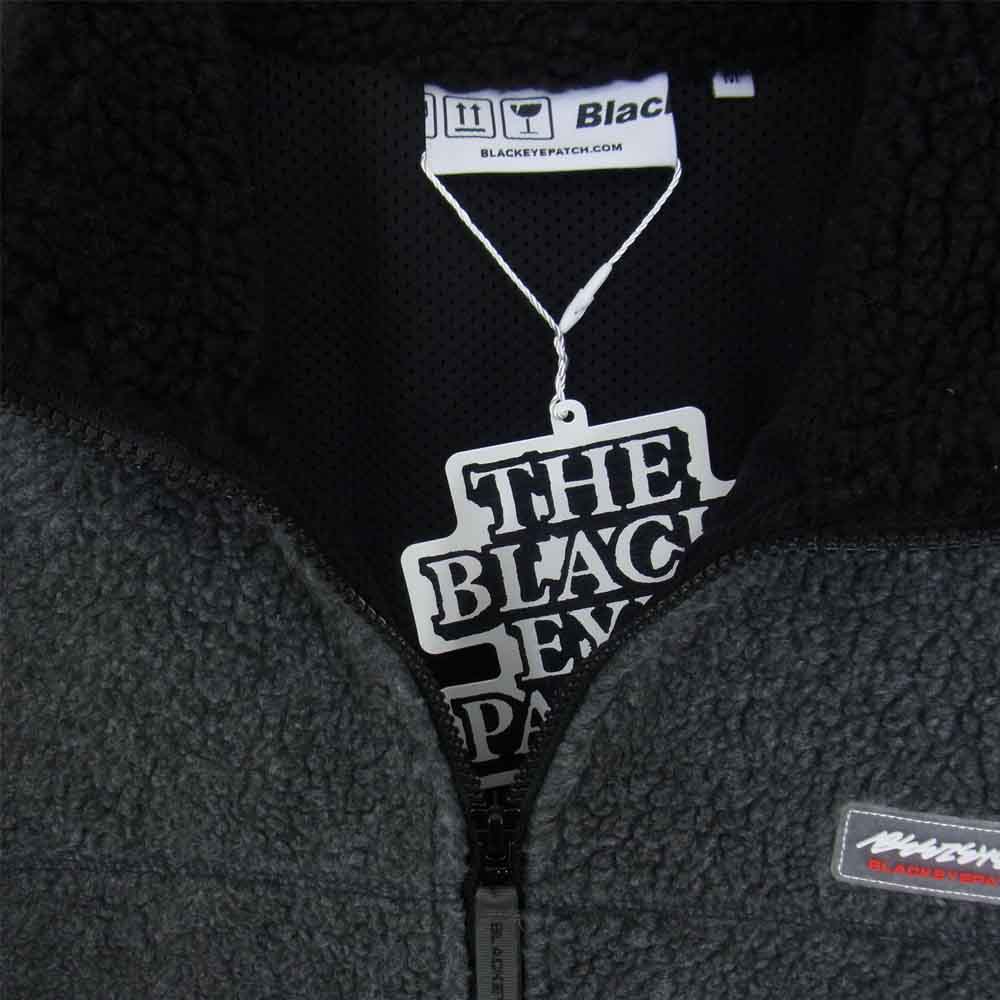 ブラックアイパッチ BEPFW21OT16 BEEZ EYE RAGLAN FLEEXE JACKET フリース ジャケット グレー系 M【新古品】【未使用】【中古】