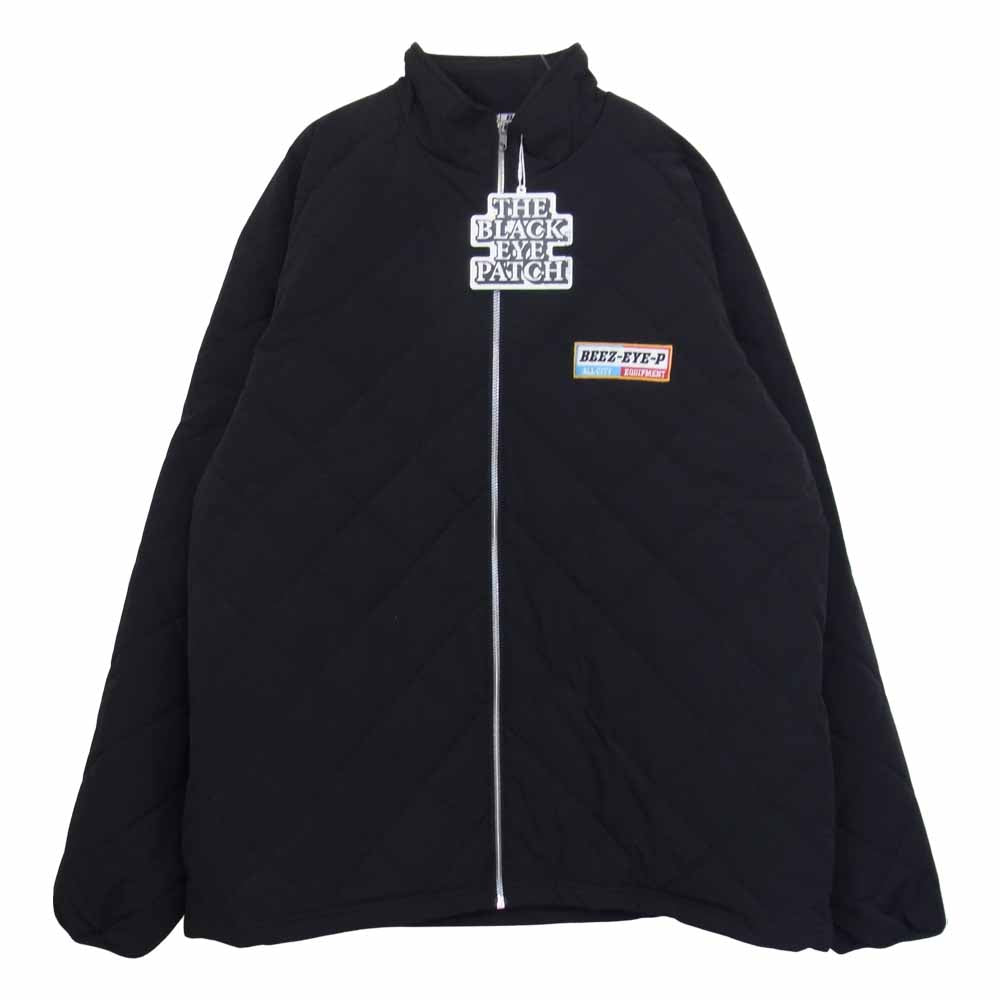 ブラックアイパッチ BEPFW21OT08 BEEZ EYE P ワッペン キルト ジャケット ブラック系 XL【新古品】【未使用】【中古】