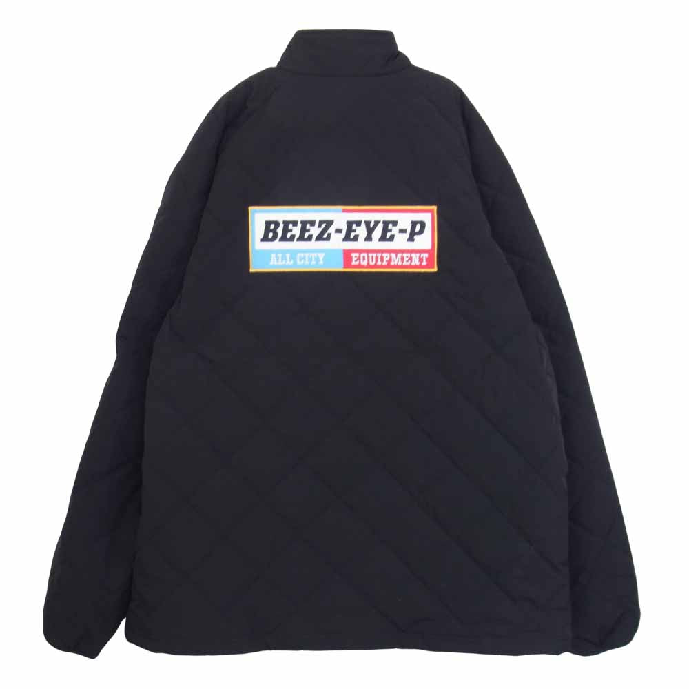 ブラックアイパッチ BEPFW21OT08 BEEZ EYE P ワッペン キルト ジャケット ブラック系 XL【新古品】【未使用】【中古】