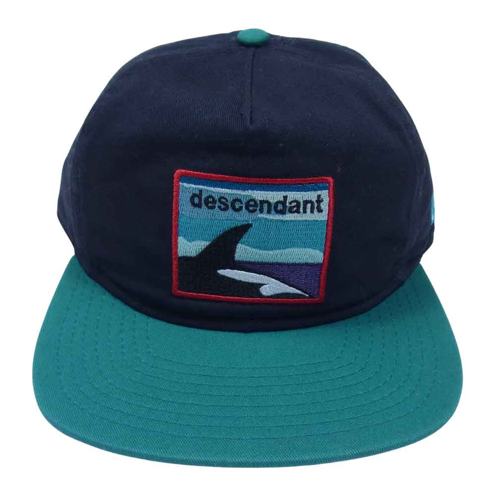 DESCENDANT ディセンダント 17SS × NEW ERA ニューエラ CETUS THE GOLFER CAP キャップ ブラック系【中古】