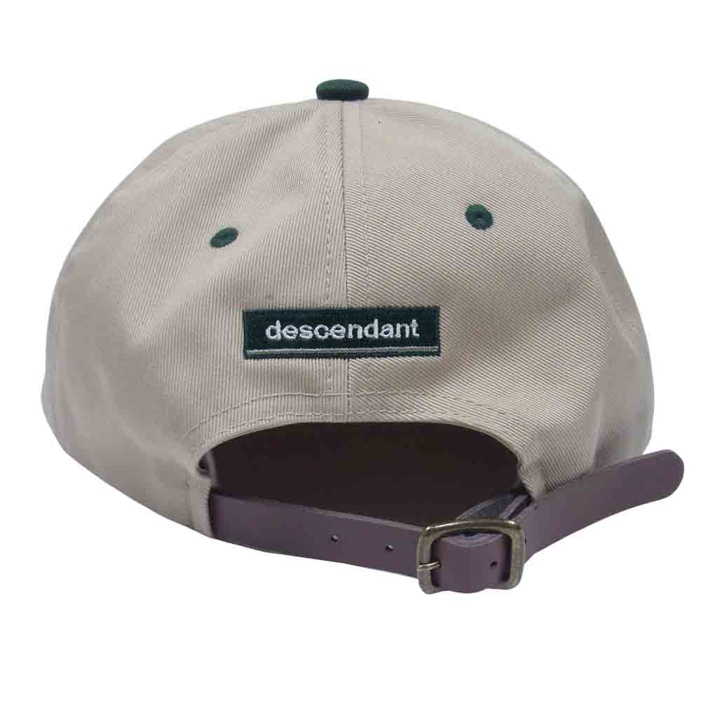 DESCENDANT ディセンダント 21SS 211hcds-ht10 BARKLEY 6PANEL CAP バークレー 6パネル キャップ グリーン系 F【美品】【中古】