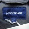 DESCENDANT ディセンダント 18SS 181tqds-shm04 MOLE HOODED LS SHIRT オーバーダイ フーデッド プルオーバー シャツ ブラック系 2【中古】
