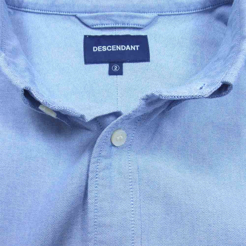 DESCENDANT ディセンダント 20SS 201brds-shm01 KENNEDY'S B.D LS SHIRT シャツ ブルー系 2【美品】【中古】