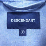 DESCENDANT ディセンダント 20SS 201brds-shm01 KENNEDY'S B.D LS SHIRT シャツ ブルー系 2【美品】【中古】