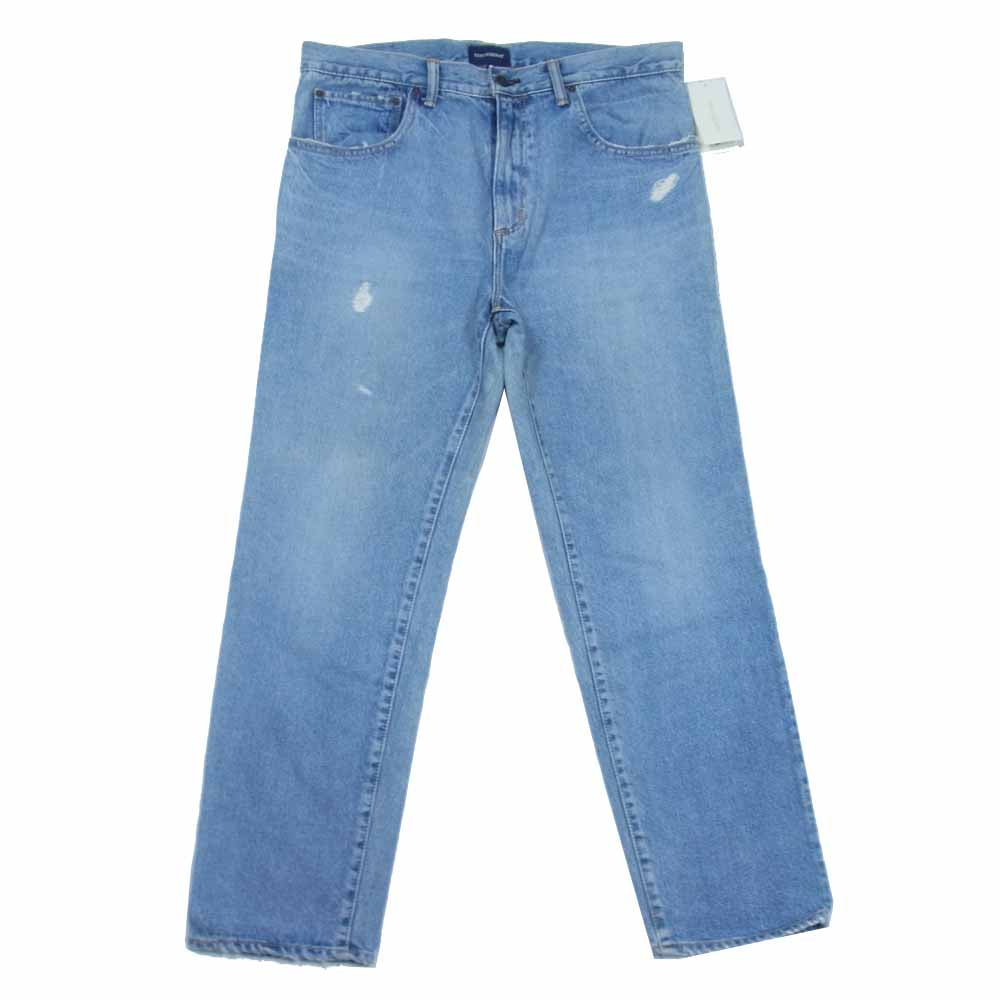 DESCENDANT ディセンダント 172wvds-ptm04 1986 JEANS 加工 デニムパンツ 日本製 インディゴブルー系 2【中古】
