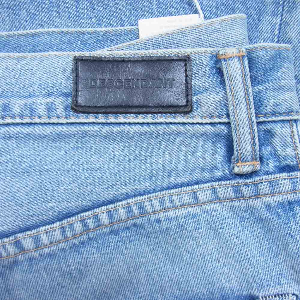 DESCENDANT ディセンダント 172wvds-ptm04 1986 JEANS 加工 デニムパンツ 日本製 インディゴブルー系 2【中古】