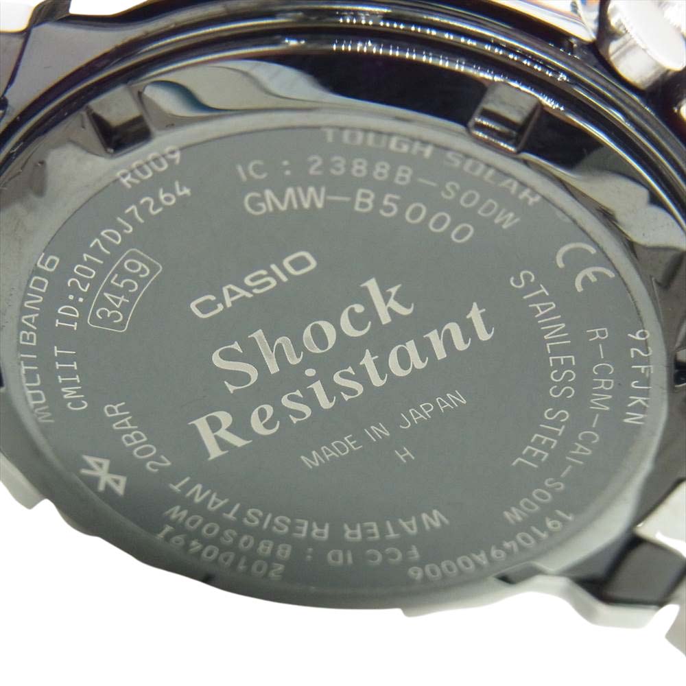 G-SHOCK ジーショック GMW-B5000D-1JF 電波ソーラーウォッチ Bluetooth対応 フルメタル リストウォッチ 腕時計 シルバー系【中古】
