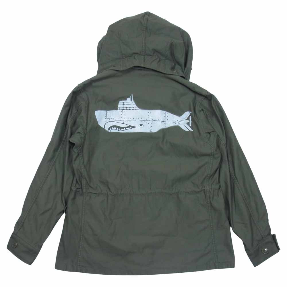 DESCENDANT ディセンダント 17AW 172WVDS-JKM01/OD2 1943 SATIN JACKET サテン ジャケット OLIVEDRAB M【極上美品】【中古】