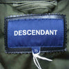 DESCENDANT ディセンダント 17AW 172WVDS-JKM01/OD2 1943 SATIN JACKET サテン ジャケット OLIVEDRAB M【極上美品】【中古】