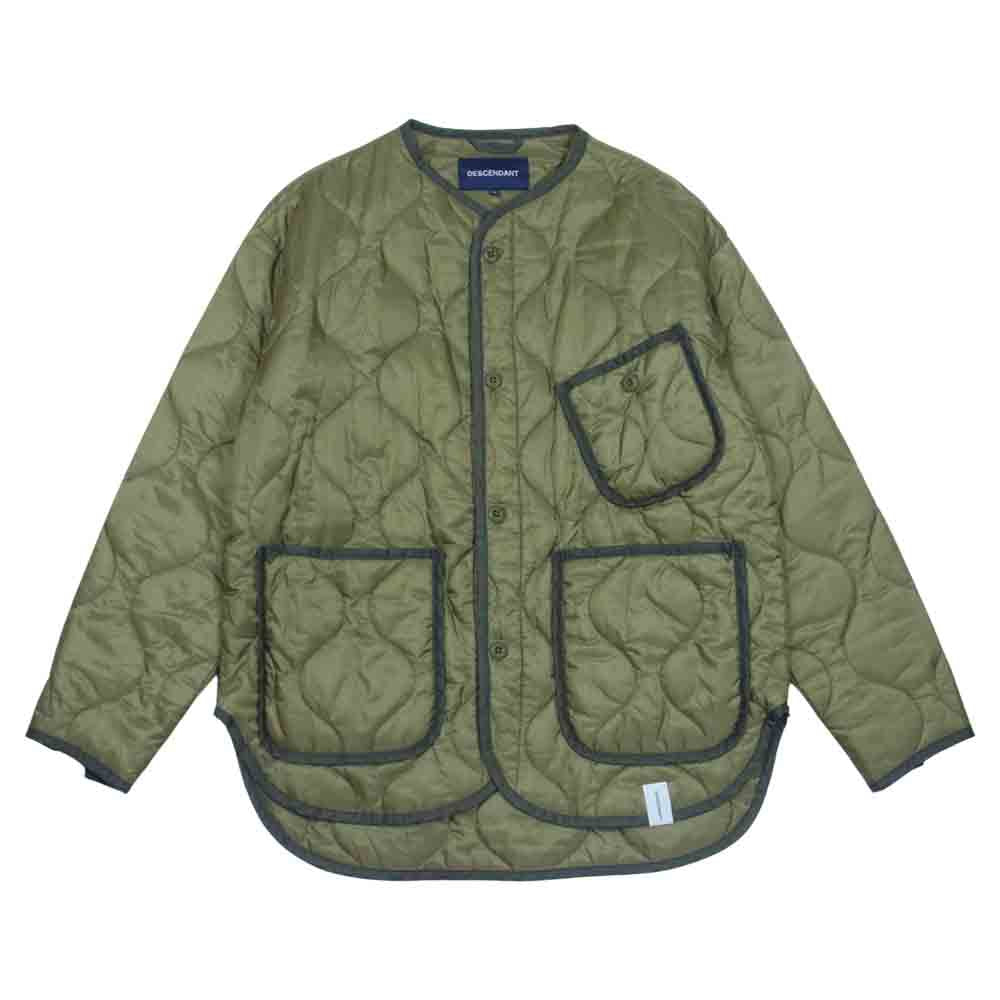 DESCENDANT ディセンダント 19AW 192BRDS-JKM01S REMNANTS QUILTING JACKET レムナント キルティング ジャケット OLIVEDRAB 2【新古品】【未使用】【中古】