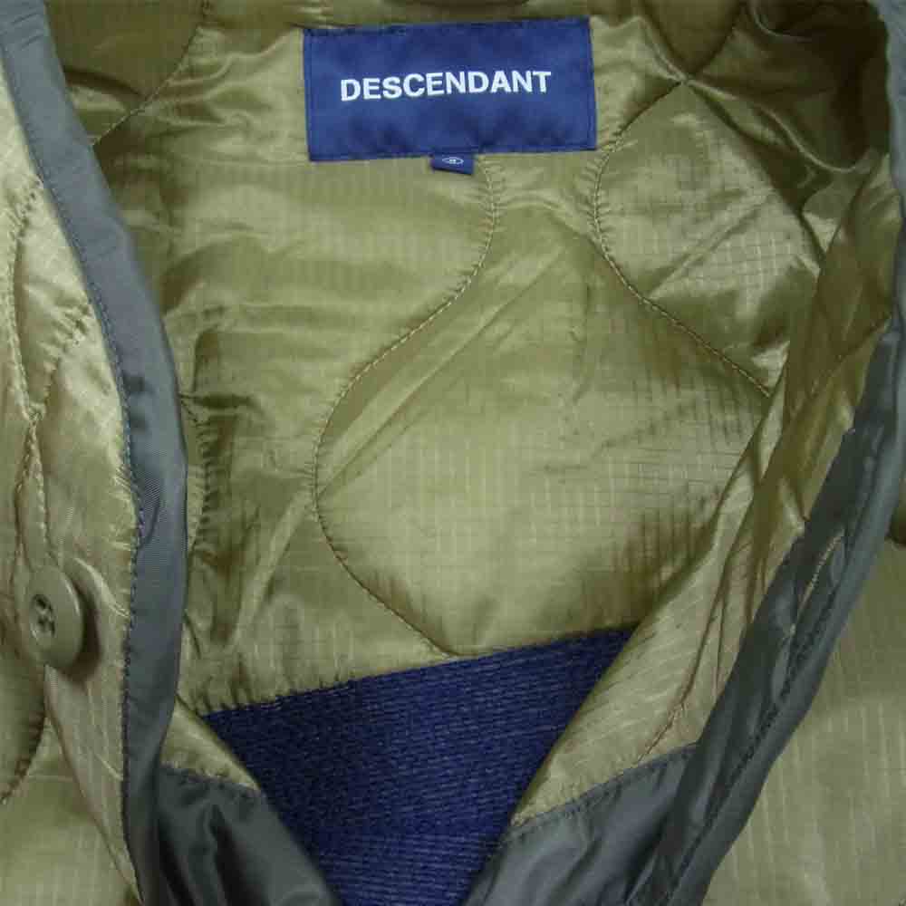 DESCENDANT ディセンダント 19AW 192BRDS-JKM01S REMNANTS QUILTING JACKET レムナント キルティング ジャケット OLIVEDRAB 2【新古品】【未使用】【中古】