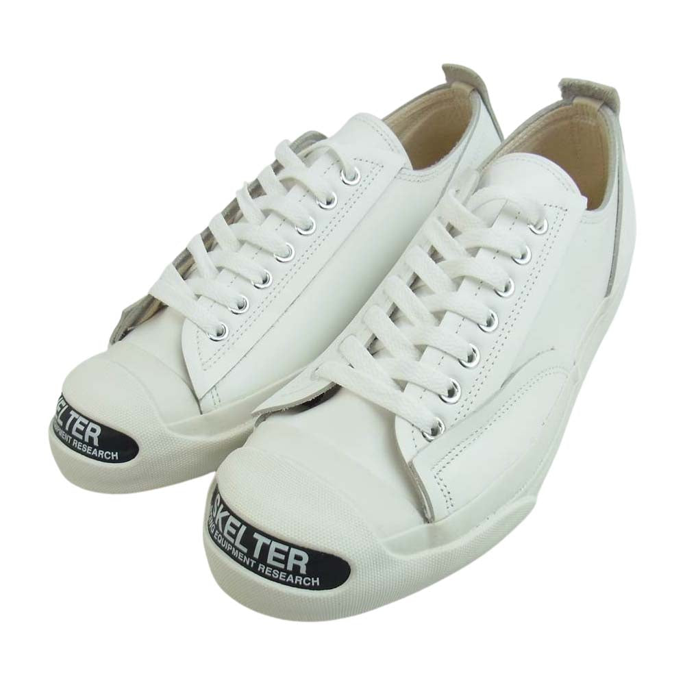 UNDERCOVER アンダーカバー UC2A7F01 Riding Equipment Research ライディング イクイップメント リサーチ ローカット レザー スニーカー WHITE サイズM ホワイト系 M 実寸約26~26.5㎝【新古品】【未使用】【中古】