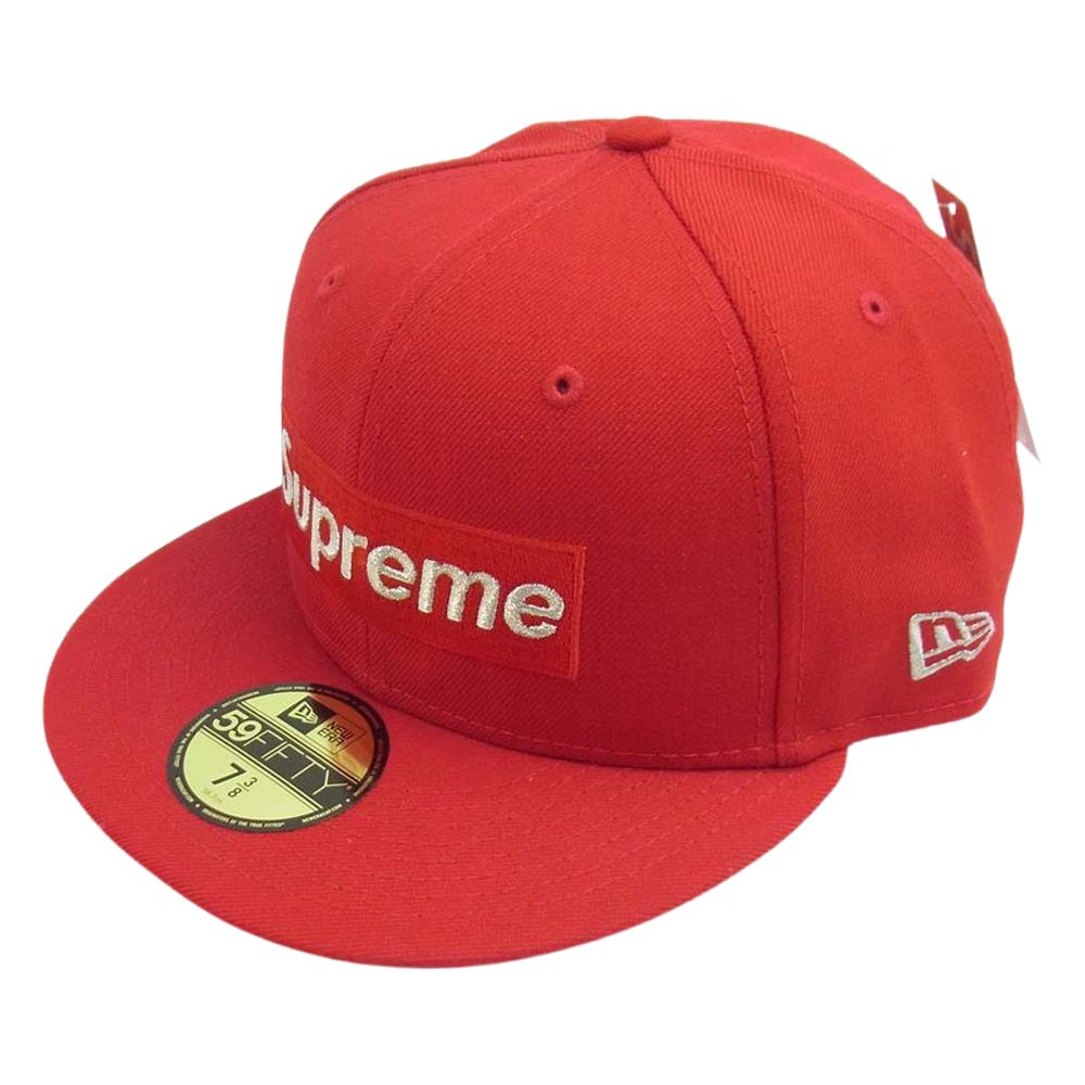 Supreme シュプリーム 20SS × NEW ERA $1M METALIC BOX LOGO CAP レッド系 58.7cm【新古品】【未使用】【中古】