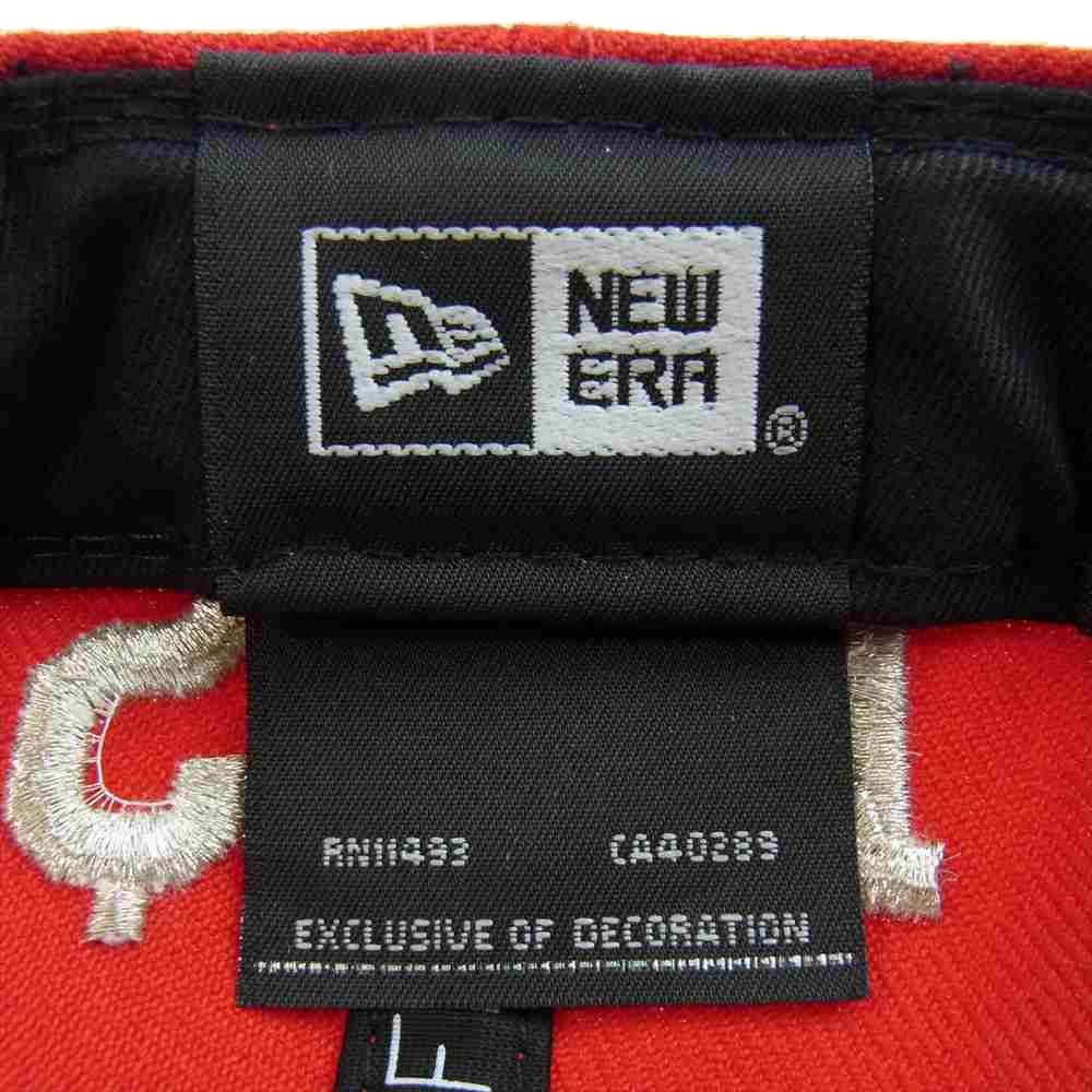 Supreme シュプリーム 20SS × NEW ERA $1M METALIC BOX LOGO CAP レッド系 58.7cm【新古品】【未使用】【中古】