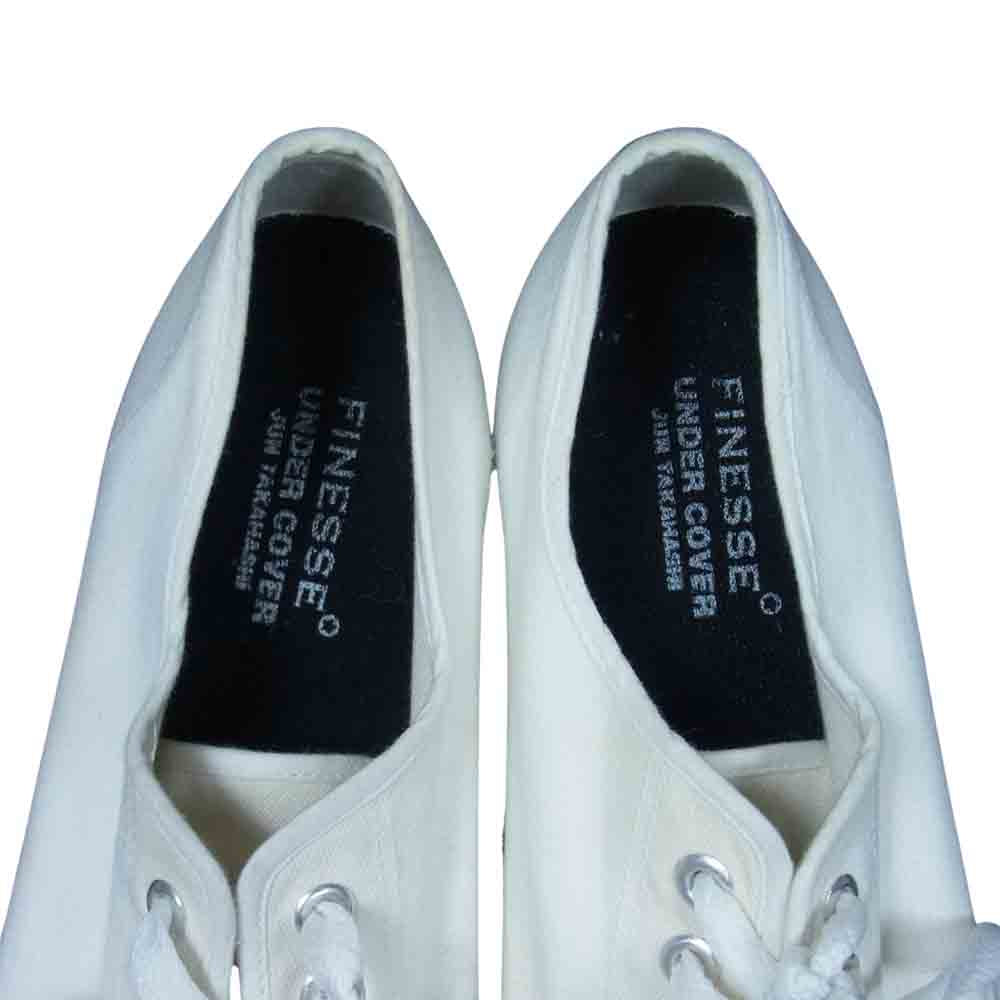 UNDERCOVER アンダーカバー FINESSE フィネス ローカット スニーカー ホワイト系 27.5cm【中古】