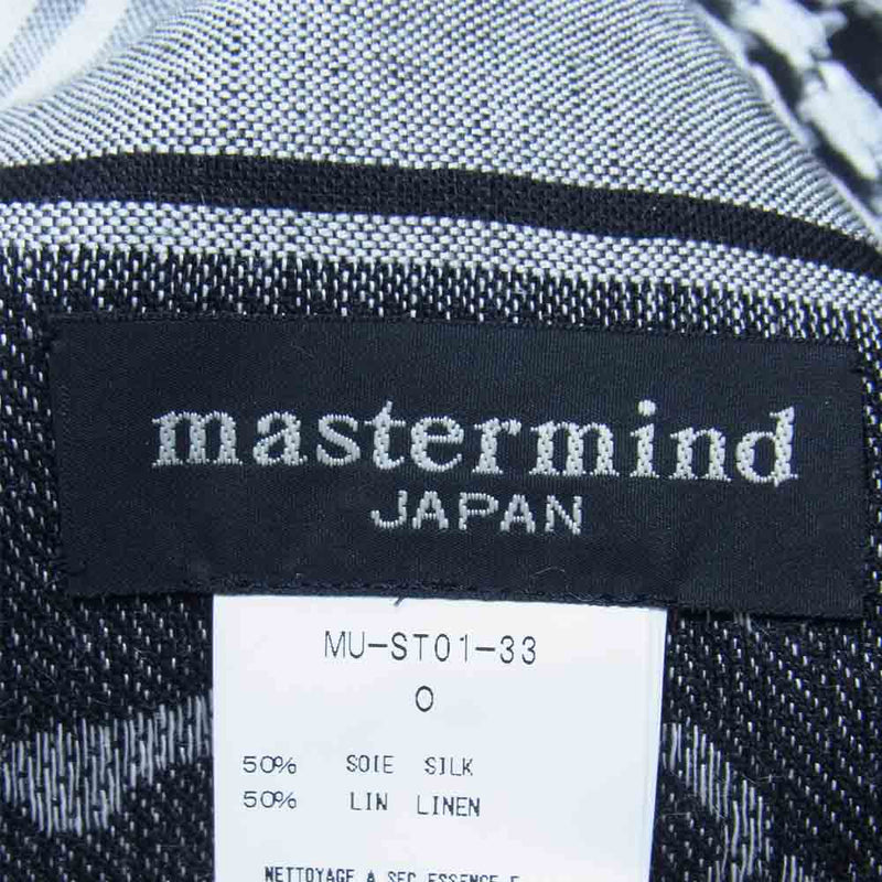 mastermind JAPAN マスターマインドジャパン MU-ST01-33 アフガン チェック ストール ブラック系【中古】