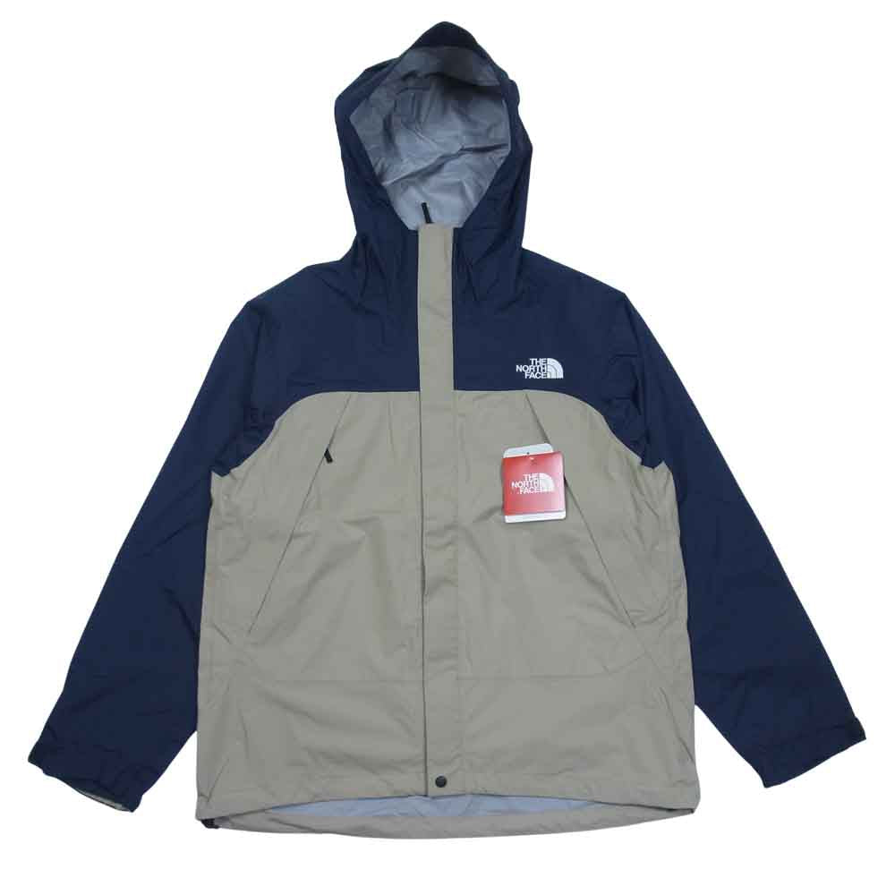 THE NORTH FACE ノースフェイス NP61830 DOT SHOT JACKET ドットショット マウンテンジャケット マウンテンパーカー アーバンネイビー×ツイルベージュ S【新古品】【未使用】【中古】