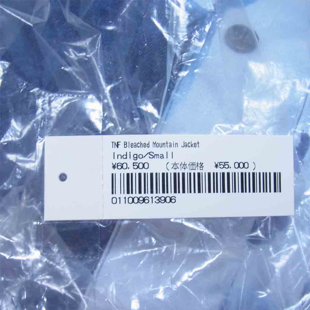 Supreme シュプリーム 21AW NP521001 The North Face Bleached Denim Print Mountain Jacket ザ ノース フェイス ブリーチド デニム プリント マウンテン ジャケット インディゴブルー系 S【極上美品】【中古】