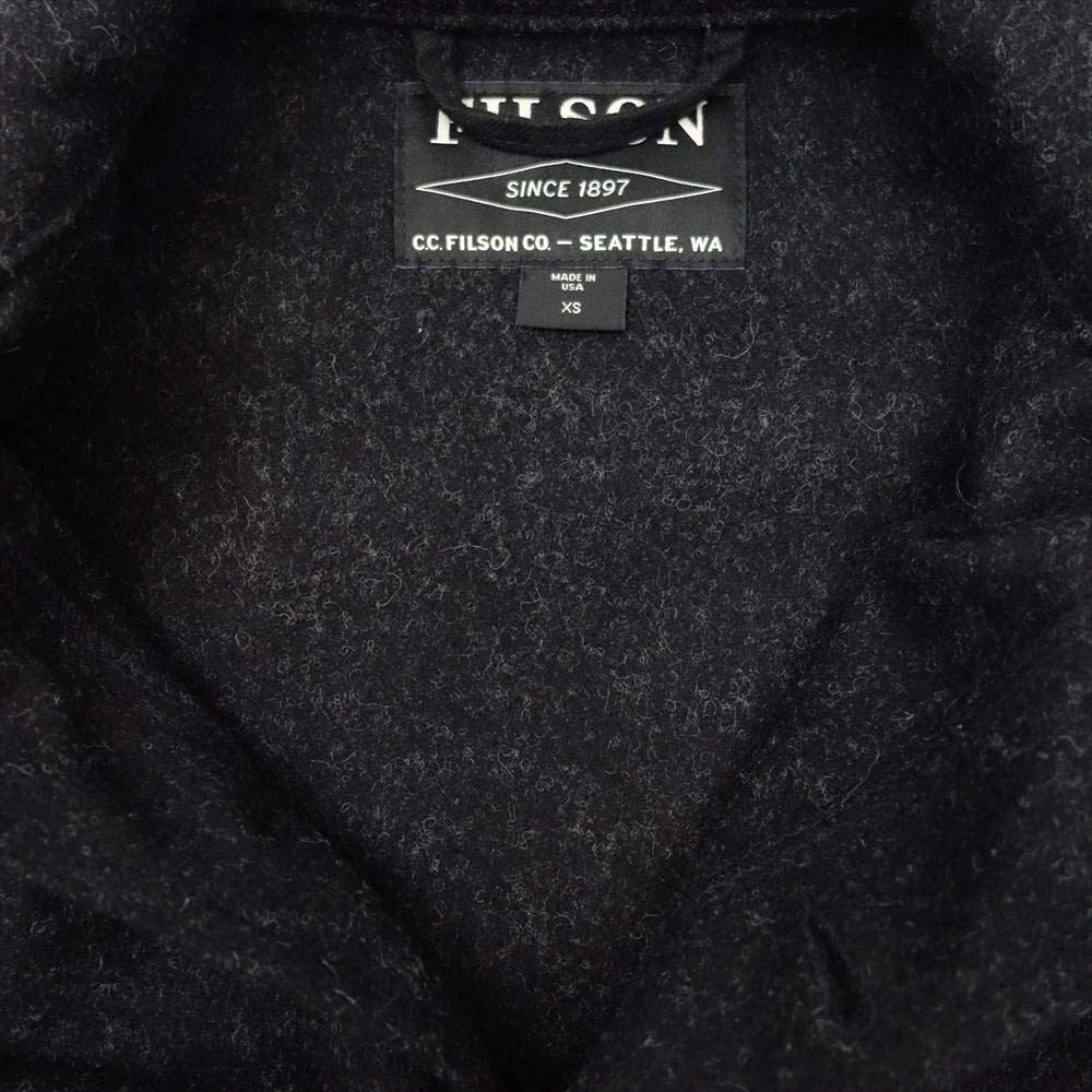 FILSON フィルソン 8093-45-00006 MACKINAW WOOL JACKET マッキーノクルーザー ウール ハンティング ジャケット チャコール系 XS【美品】【中古】