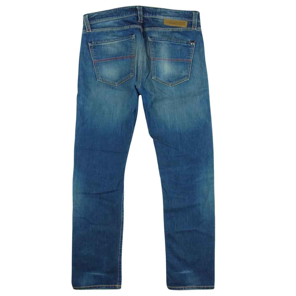 トラマロッサ D747‐321 ボタンフライ ストレート デニム パンツ インディゴブルー系 32【中古】