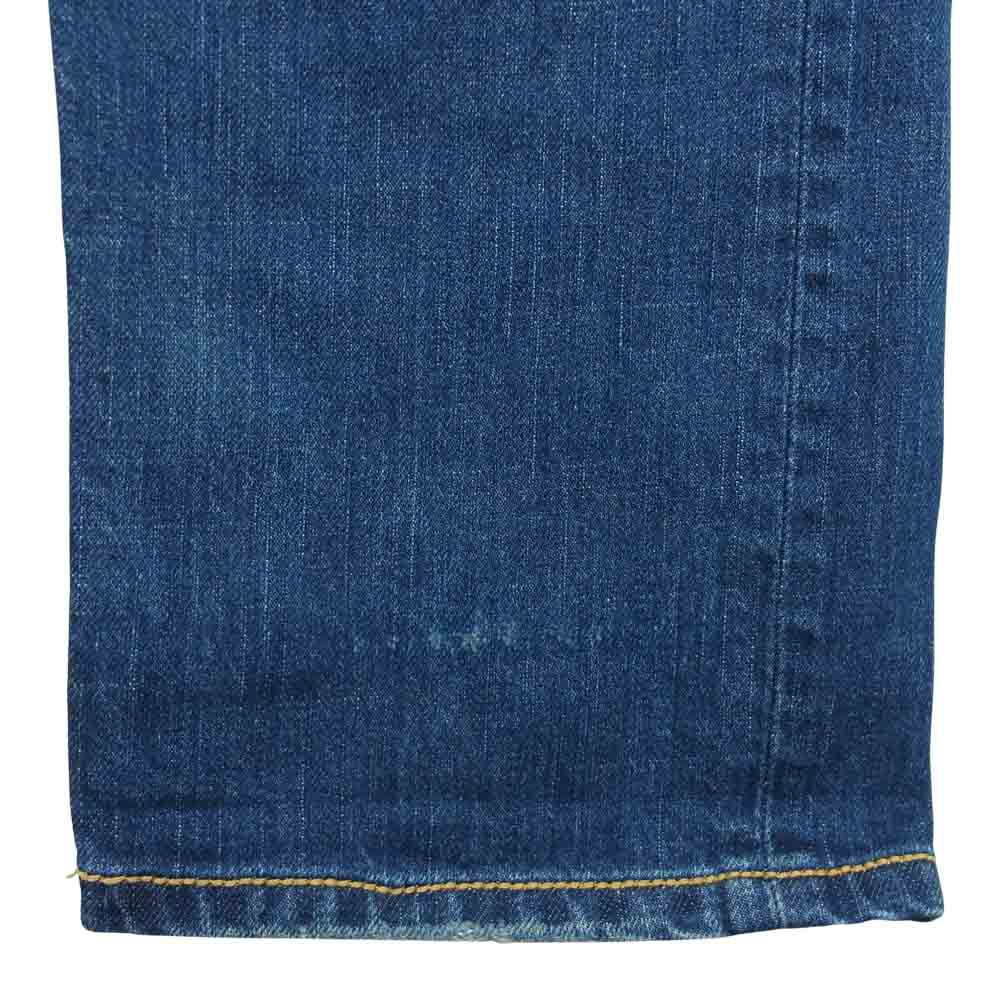 トラマロッサ D747‐321 ボタンフライ ストレート デニム パンツ インディゴブルー系 32【中古】