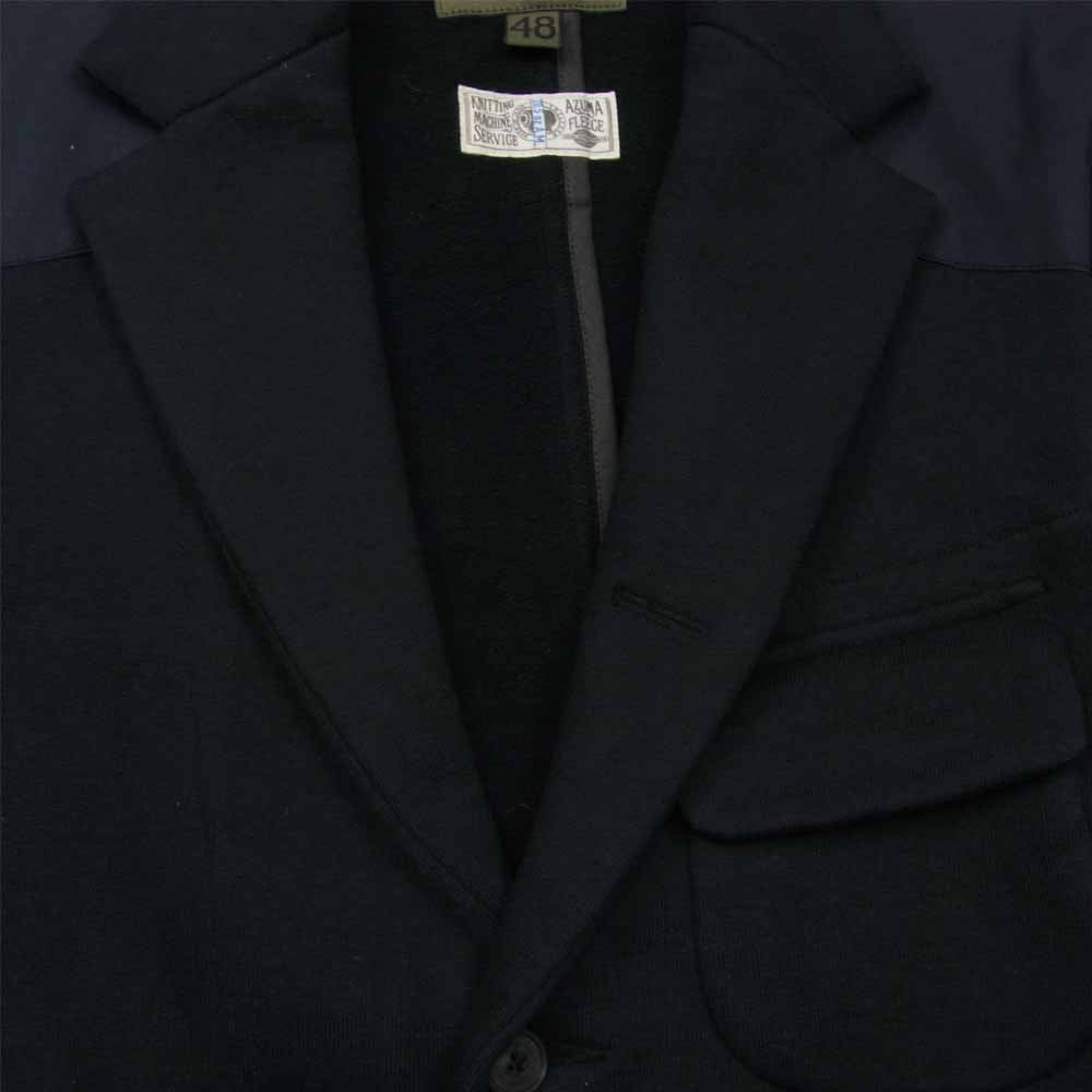 Nigel Cabourn ナイジェルケーボン 80390080000 20.5oz FLEECE MALLORY JACKET マロリー ジャケット ブラック系 48【美品】【中古】