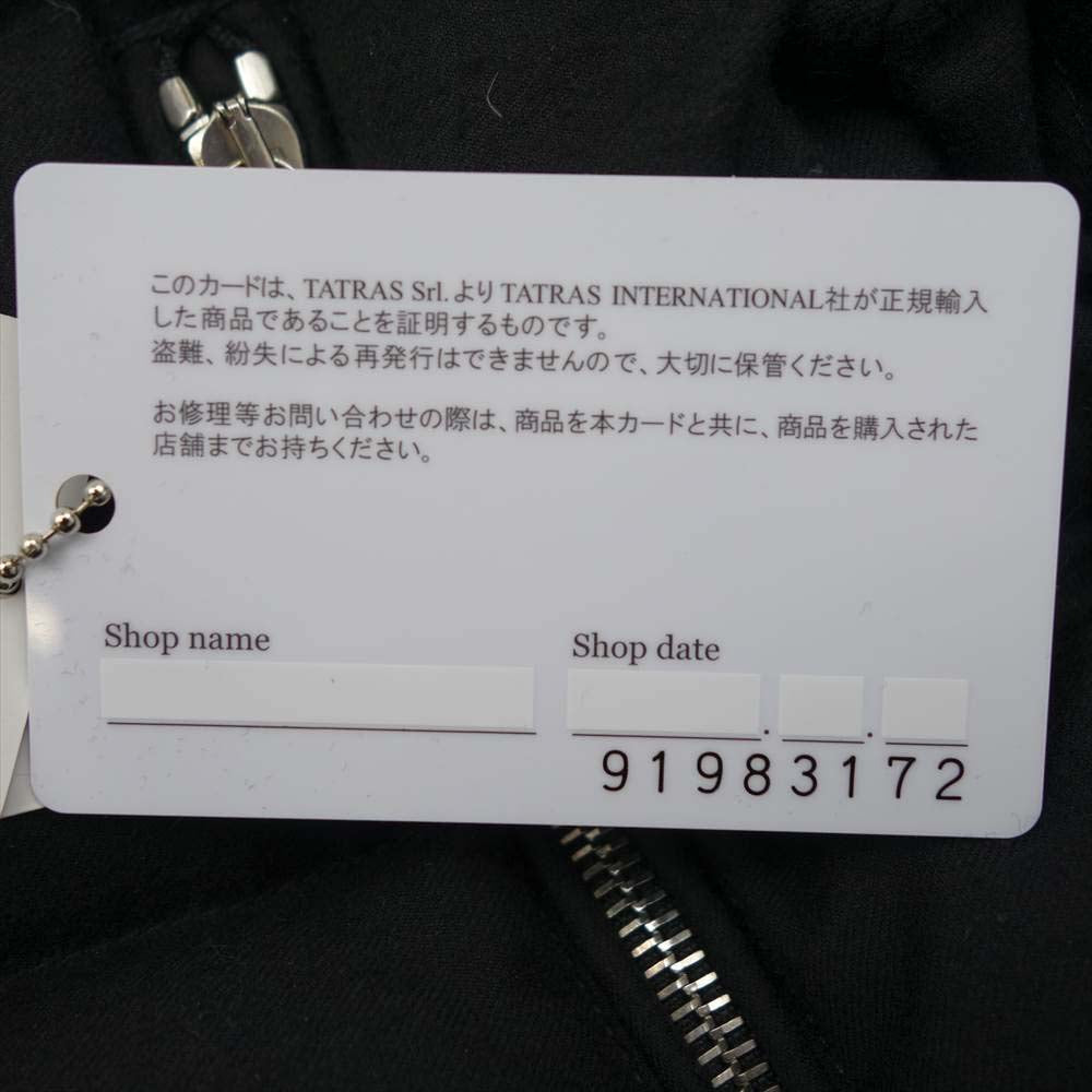 TATRAS タトラス MTA20A4289 国内正規品 DOMIZIANO ドミッツィアーノ フーデッド ダウン ジャケット ブラック系 02【中古】