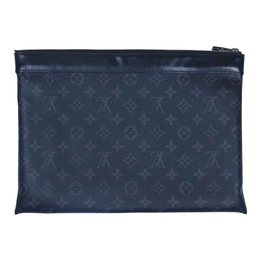LOUIS VUITTON ルイ・ヴィトン M62291 モノグラム エクリプス ポシェット ディスカバリー ブラック系【中古】