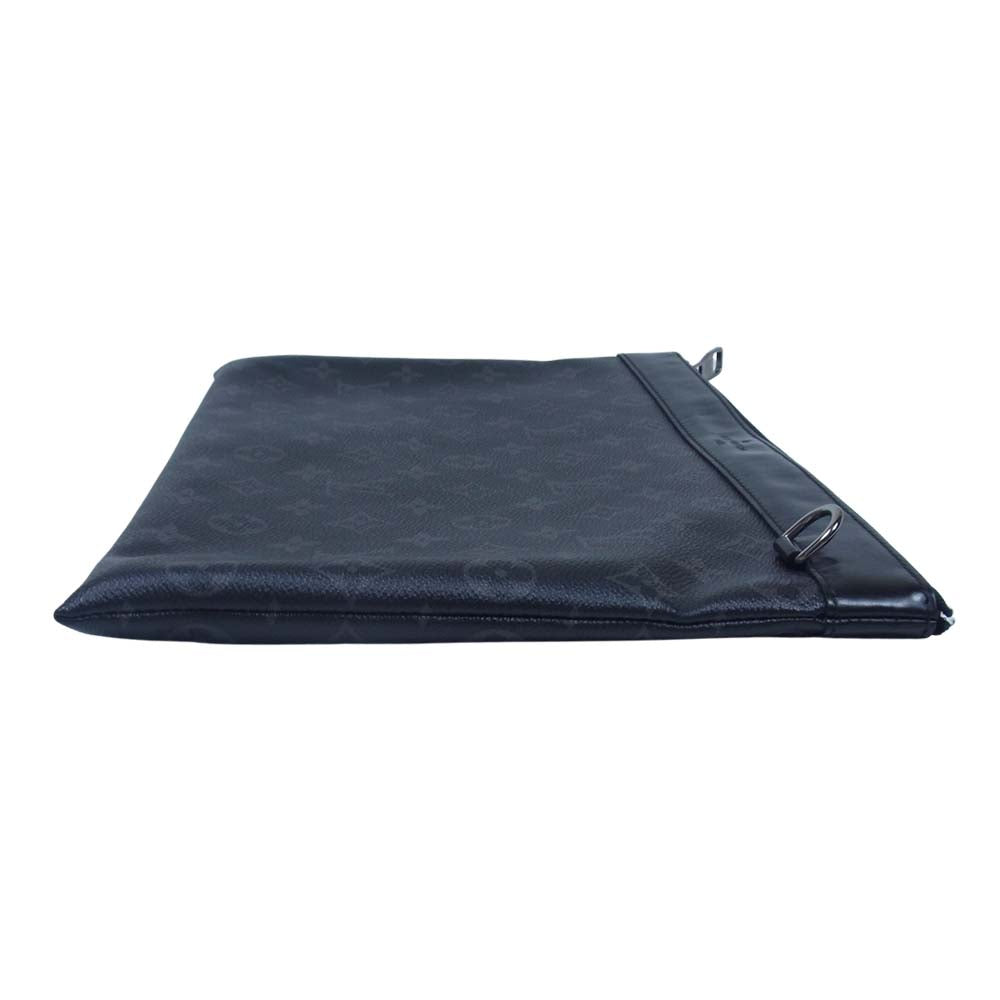 LOUIS VUITTON ルイ・ヴィトン M62291 モノグラム エクリプス ポシェット ディスカバリー ブラック系【中古】
