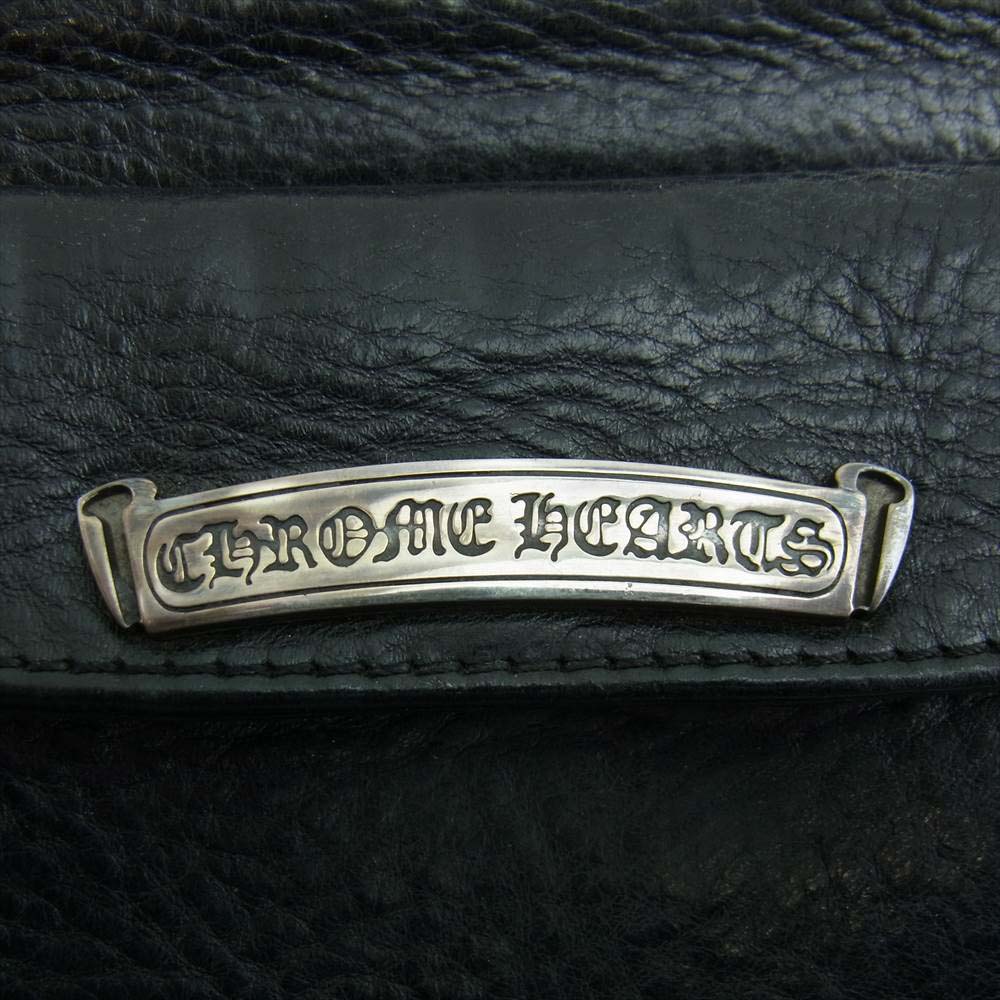 CHROME HEARTS クロムハーツ（原本有） LONG WALLE グリーシー ロング ウォレット ブラック系【中古】