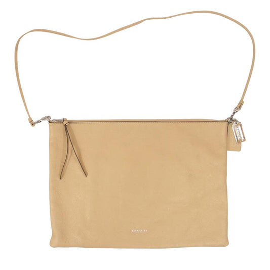 COACH コーチ M1382-29461 ブリーカー デイリー 2WAY クラッチ ショルダー バッグ ベージュ系【中古】