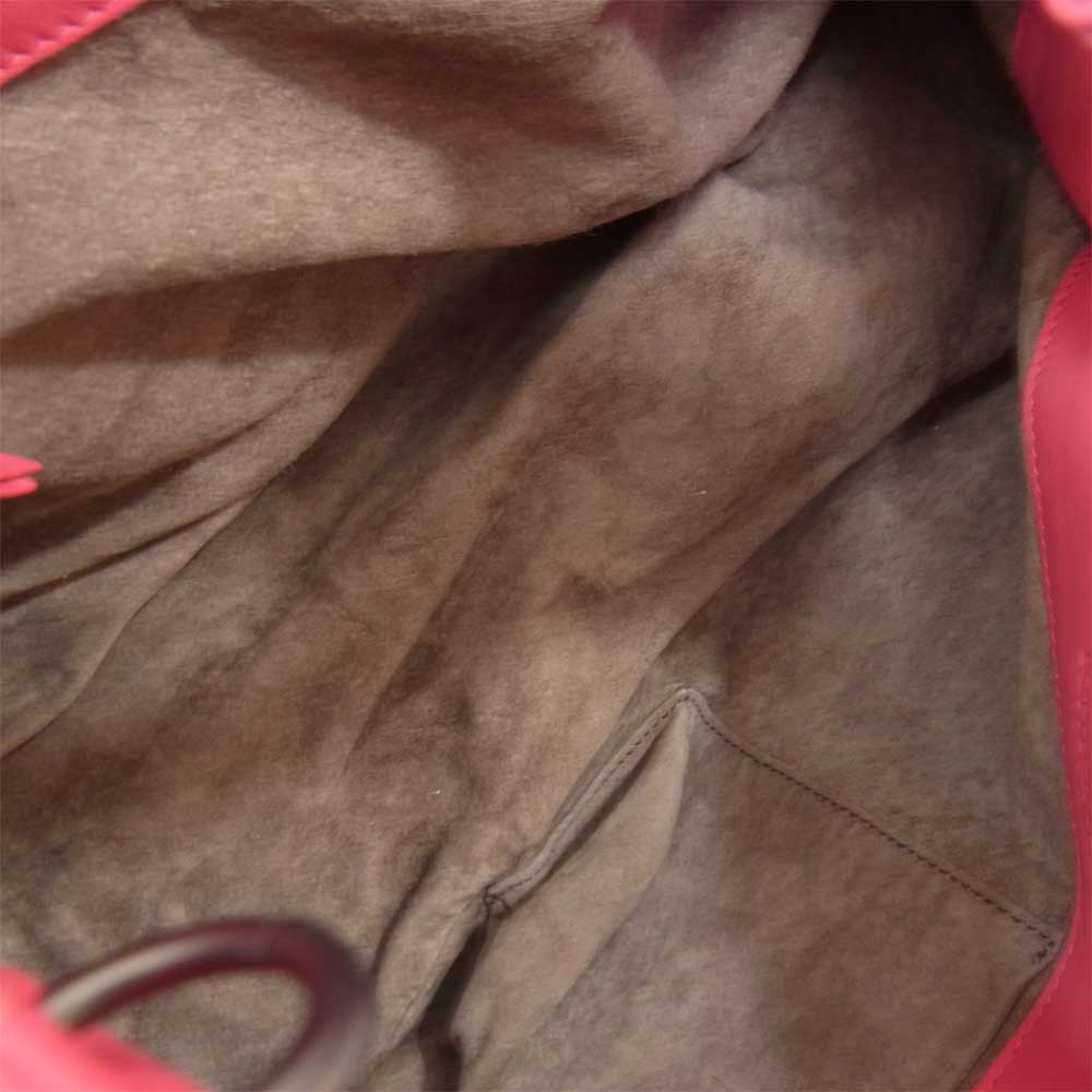 BOTTEGAVENETA ボッテガヴェネタ イントレチャート ミディアム カンパーナ バッグ ピンク ピンク系【中古】