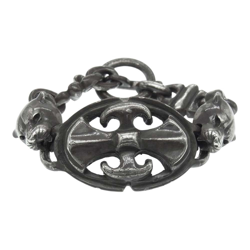 GABOR ガボール ギャランティ付属 BX-ID BRACELET バトルアックスID パンサーボート リンク ブレスレット【中古】