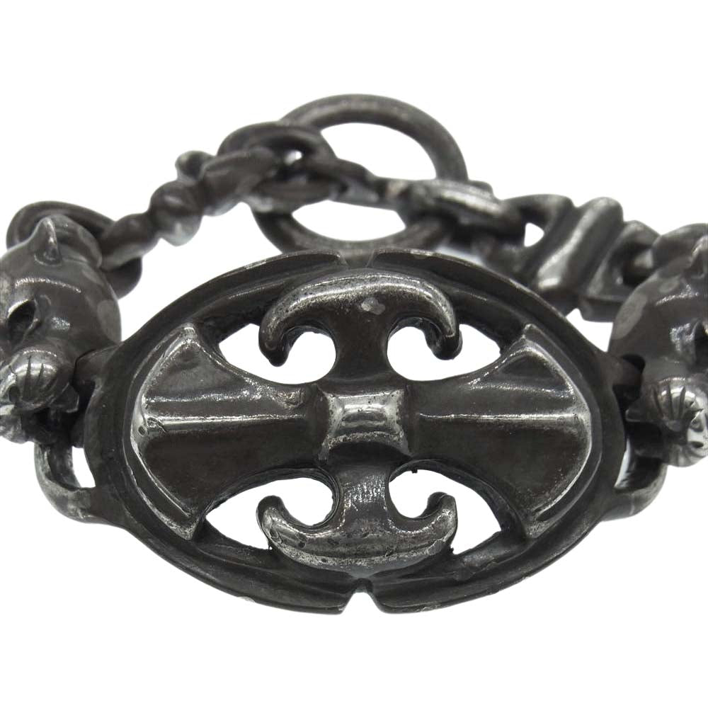 GABOR ガボール ギャランティ付属 BX-ID BRACELET バトルアックスID パンサーボート リンク ブレスレット【中古】