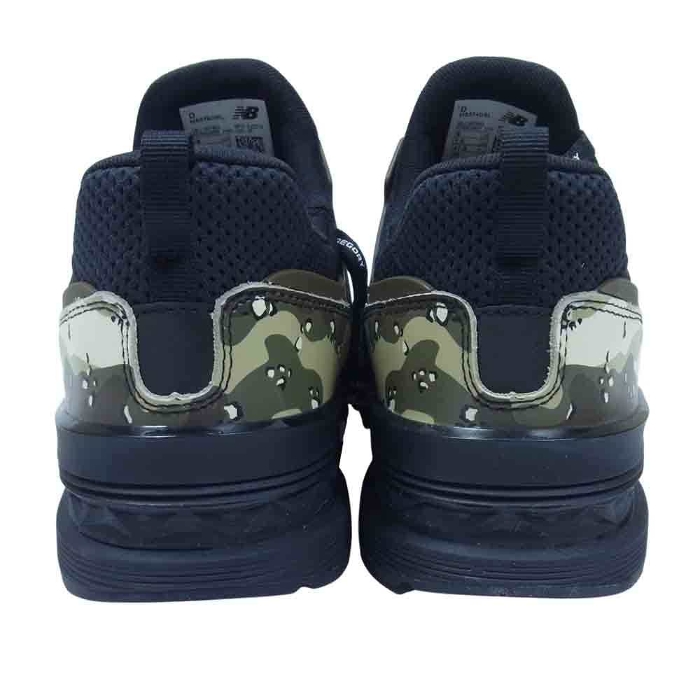 NEW BALANCE ニューバランス MS574GBL × GREGORY グレゴリー ×BEAMS PLUS ビームス スニーカー カーキ/ブラック US8【極上美品】【中古】