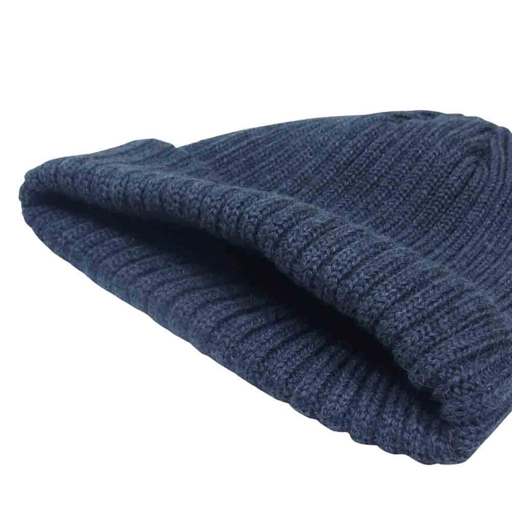 キジマタカユキ KN-162802 WOOL KNIT CAP ウール ニット キャップ チャコール系【美品】【中古】