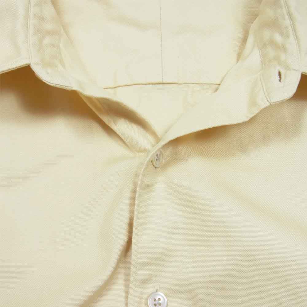 AURALEE オーラリー 21SS A21SS01FO FINX SHUTTLE OX SHIRTS フィンクス シャトル オックスフォード シャツ イエロー系 3【美品】【中古】