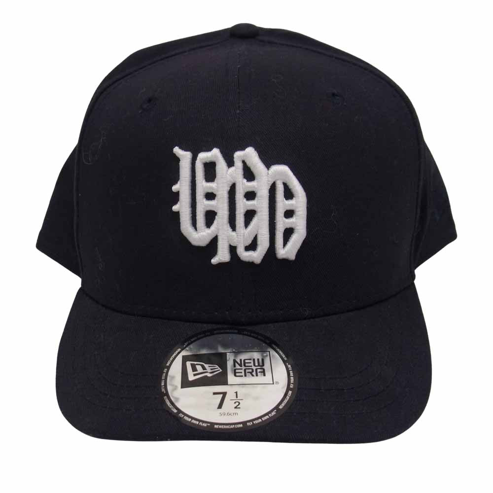 WHITE MOUNTAINEERING ホワイトマウンテニアリング NEWERA ニューエラ ロゴ キャップ ネイビー系 7 1/2【中古】