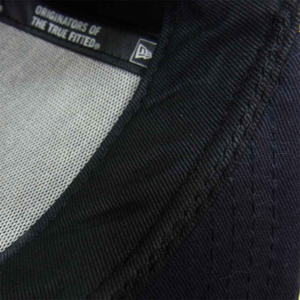 WHITE MOUNTAINEERING ホワイトマウンテニアリング NEWERA ニューエラ ロゴ キャップ ネイビー系 7 1/2【中古】