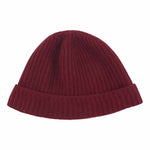 VISVIM ビズビム 0114203003016 14AW KNIT BEANIE WOOL ウール ニット キャップ 帽子 ワインレッド系 F【中古】