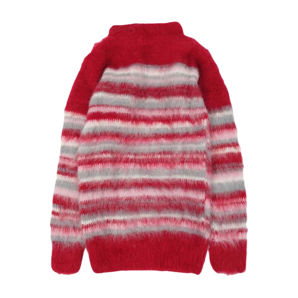 エーケーエーシックス 21AW  Simon Barker SCRAP MOHAIR JUNMPER モヘア セーター レッド系 XL【新古品】【未使用】【中古】