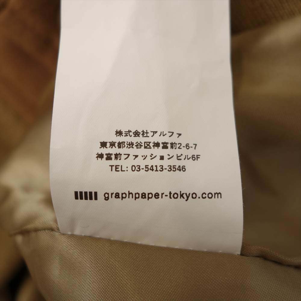 GRAPHPAPER グラフペーパー 21AW GM213-30061 Scale Off Melton