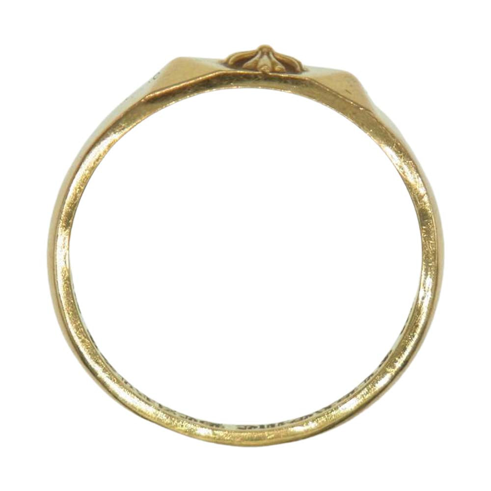 CHROME HEARTS クロムハーツ（原本有） 22K BBBLGM PYRAMID PLUS バブルガム ピラミッド プラス リング ゴールド系 17号【中古】