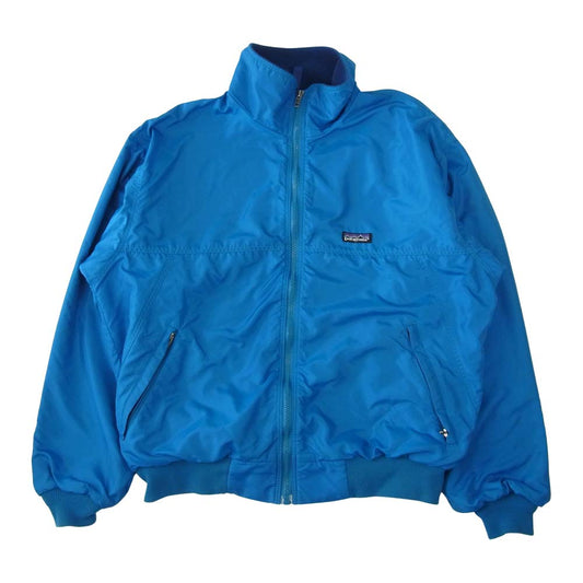 patagonia パタゴニア USA製 シェルドシンチラ ジャケット ナイロン ジャケット 裏地 フリース ブルー系 M【中古】