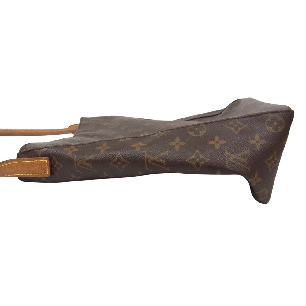 LOUIS VUITTON ルイ・ヴィトン M51145  モノグラム ルーピング GM バッグ ブラウン系【中古】