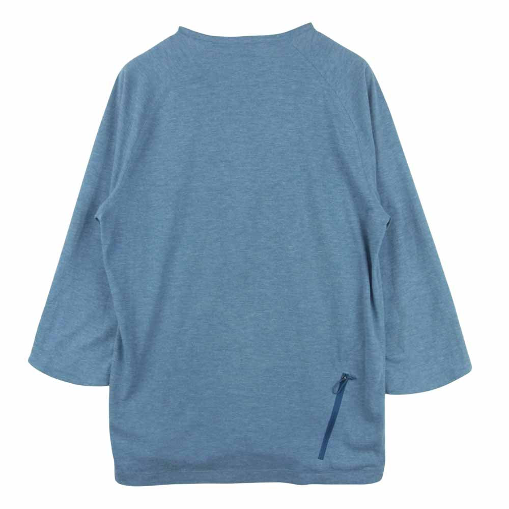 patagonia パタゴニア 18AW 24420 NINE TRAILS BIKE JERSEY ナイントレイルズ バイク ジャージー 7分袖 Tシャツ グレイッシュブルー系 S【中古】