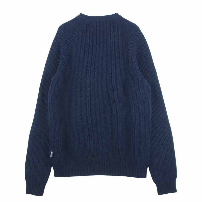 patagonia パタゴニア 17AW 50770 Recycled Wool Crewneck Sweater ニット ウール セーター ネイビー系 S【中古】