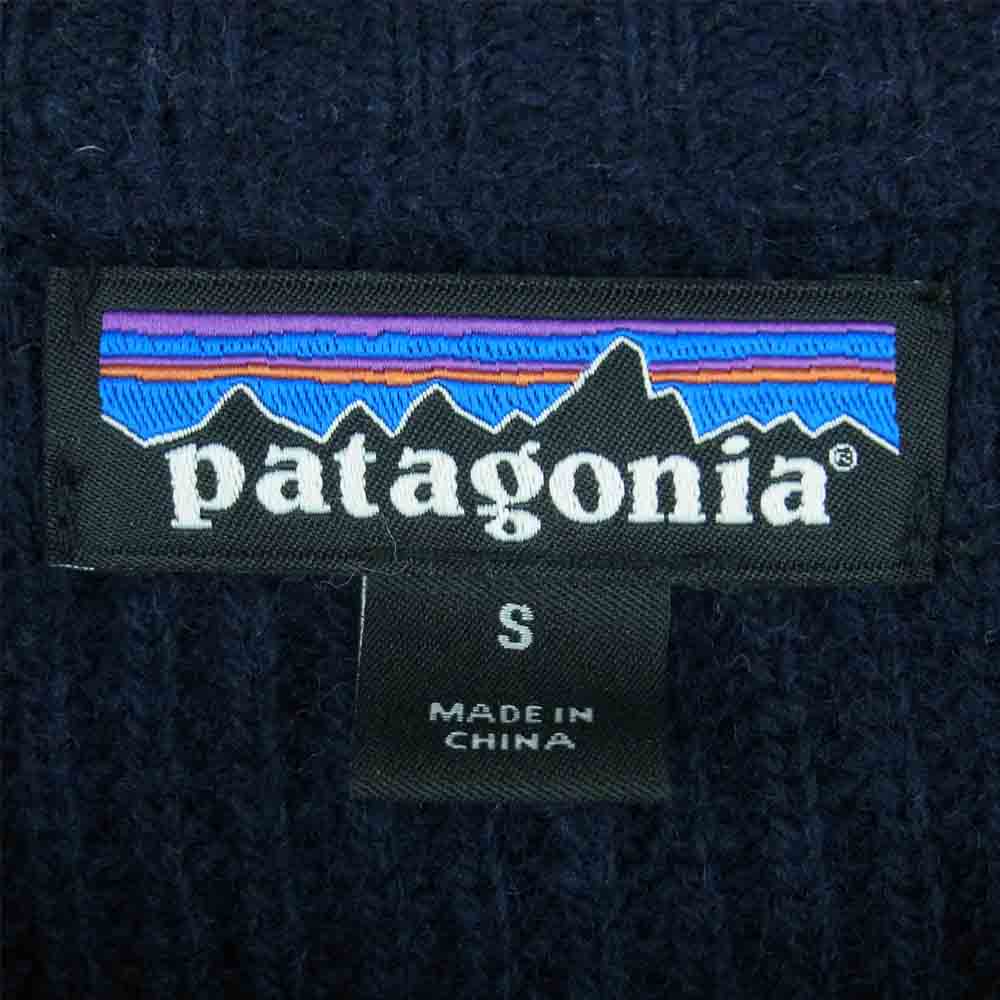 patagonia パタゴニア 17AW 50770 Recycled Wool Crewneck Sweater ニット ウール セーター ネイビー系 S【中古】