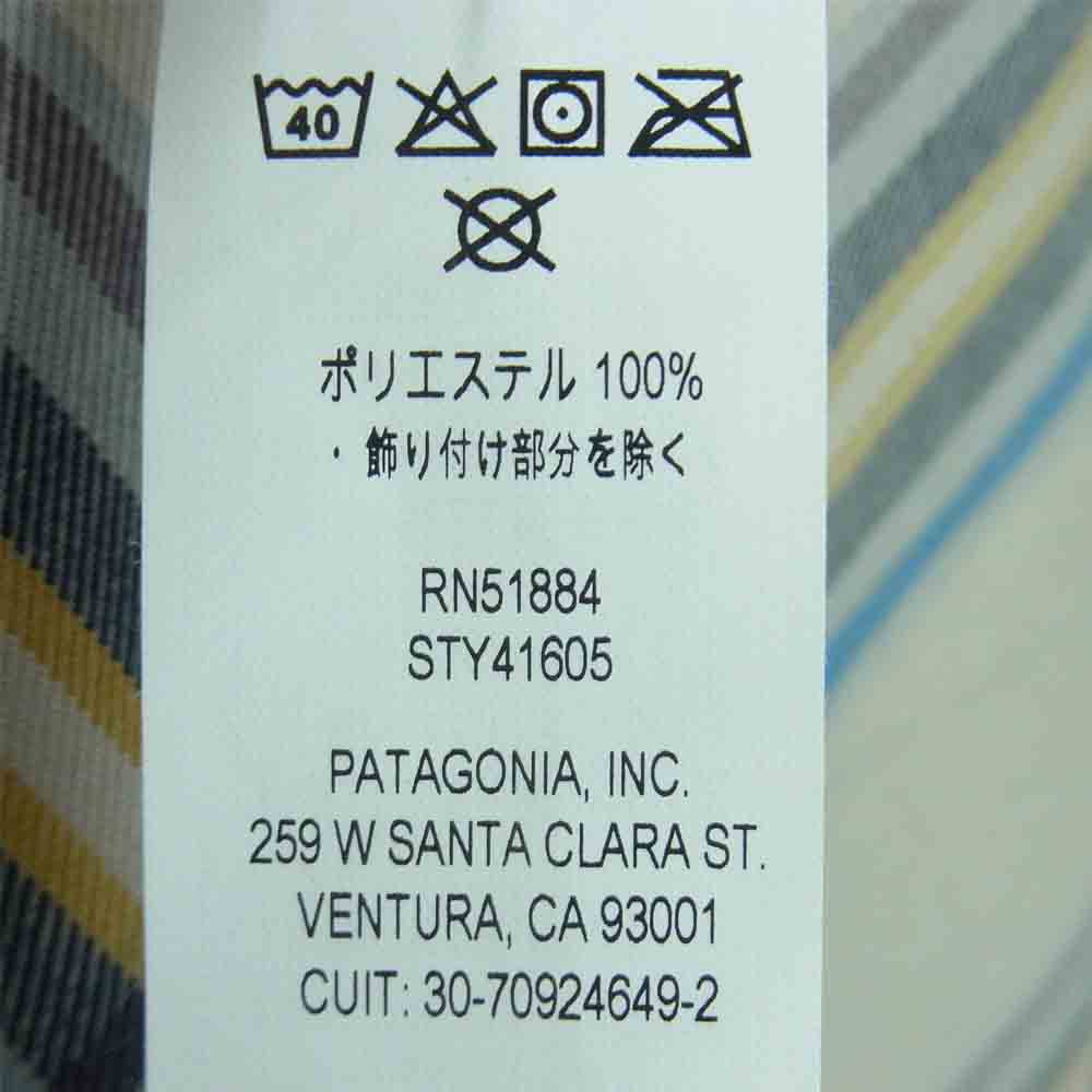 patagonia パタゴニア 21AW 41605 Canyonite Flannel Shirt キャニオナイト フランネル 長袖 チェック シャツ グレイッシュベージュ系 M【中古】