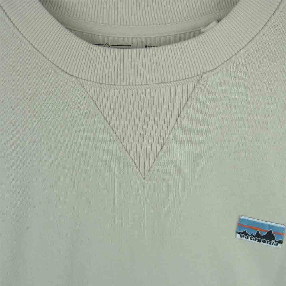 patagonia パタゴニア 21AW 26345 旧タグ Regenerative Organic Cotton Crewneck SweatShirt リジェネラティブ オーガニックコットン クルーネック スウェットシャツ グレイッシュベージュ系 S【中古】
